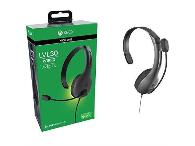 PDP - LVL30 Wired Mono Gaming Headset for Xbox One - Gray