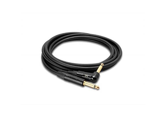 Hosa Edge Guitar Cable, Neutrik Straight to Right Angle, 10 Feet