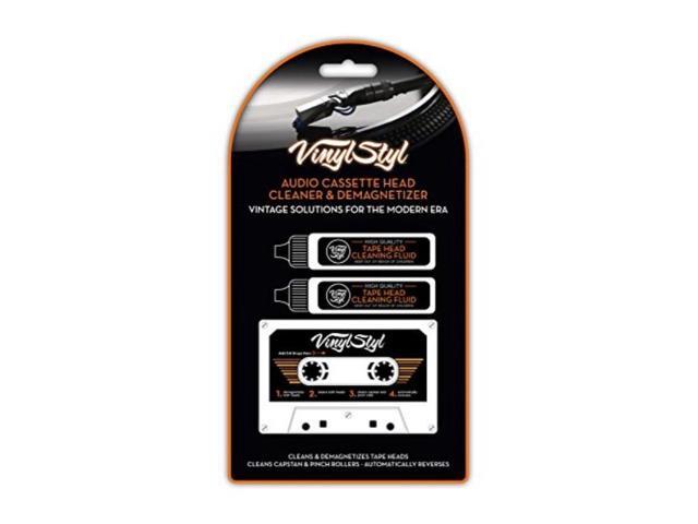vinyl styl audio cassette head cleaner & demagnetizer