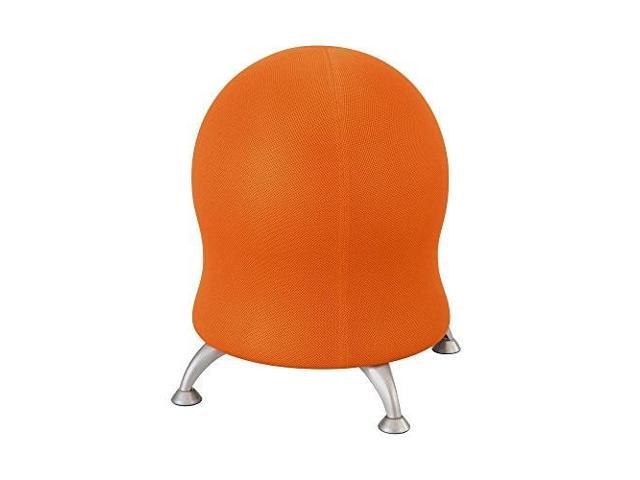 Safco 4750OR energy Ball Chair - Backless - Supports Up to 250 lb - Orange Fabric