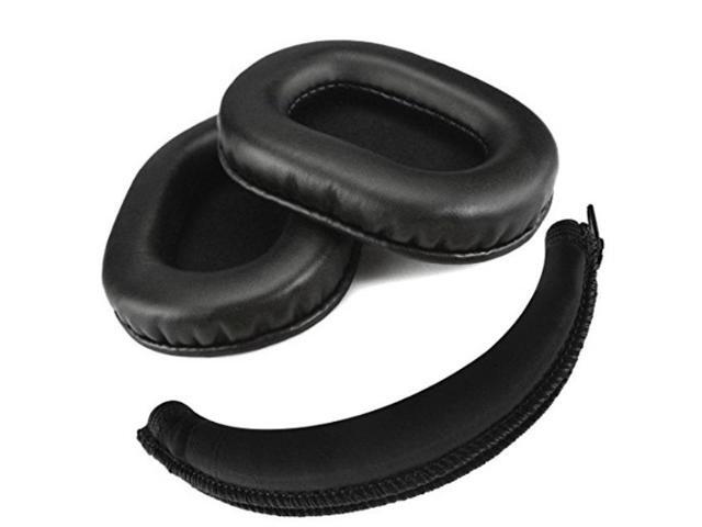 Geekria Earpad + Headband Compatible with MDR-7506 MDR-V6 MDR-CD900ST Headphone Replacement Ear Pad + Headband Cover / Ear Cushion + Headband Protector \ Earpads Repair Parts Suit (Black) - image 7