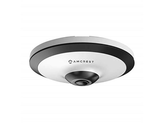 Amcrest Fisheye IP POE Camera, 360° Panoramic 5-Megapixel POE IP Camera, Fish Eye Security Indoor Camera, 33ft Nightvision, IVS Features and People...