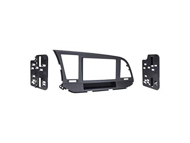 Metra - Dash Kit for Select 2017-2018 Hyundai Elantra DDIN - Matte Black - image 4