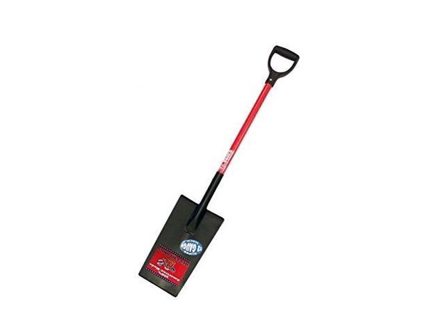 BULLY Tools 82500 Edging and Planting Spade 13 in L x 7-1/2 in W Blade Fiberglass Handle
