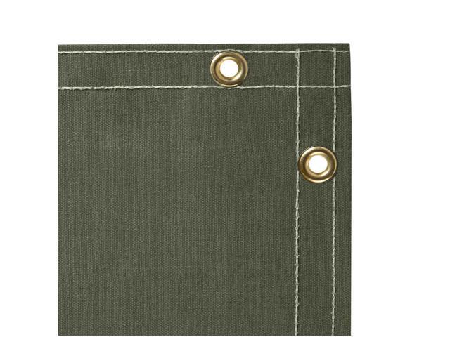 STEINER 301-6X10 Welding Curtain, Cotton Duck, 10 ft. W., 6 ft. H., 12 oz/sq