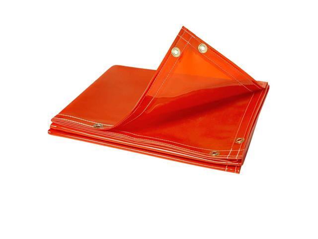 STEINER 338-4X6 Welding Curtain, Transparent Vinyl, 6 ft. W., 4 ft. H., 13