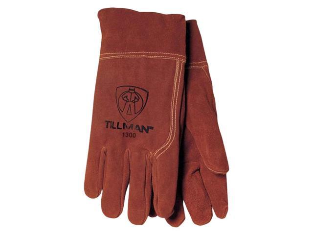 Tillman 1300 Unlined Top Grain Cowhide MIG Welding Gloves, Medium