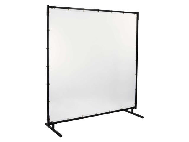 STEINER 539HD-6X6 Welding Screen, Transparent Vinyl, 6 ft W., 6 ft H., 13 oz/sq