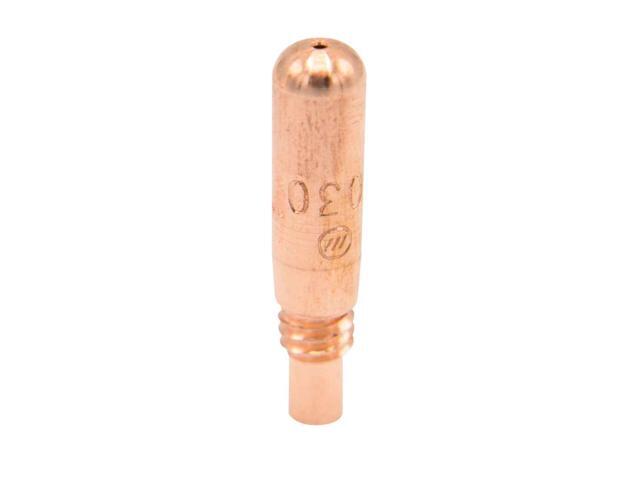 MILLER ELECTRIC T-M030 Contact Tip,0.030' Sz,Copper,PK10