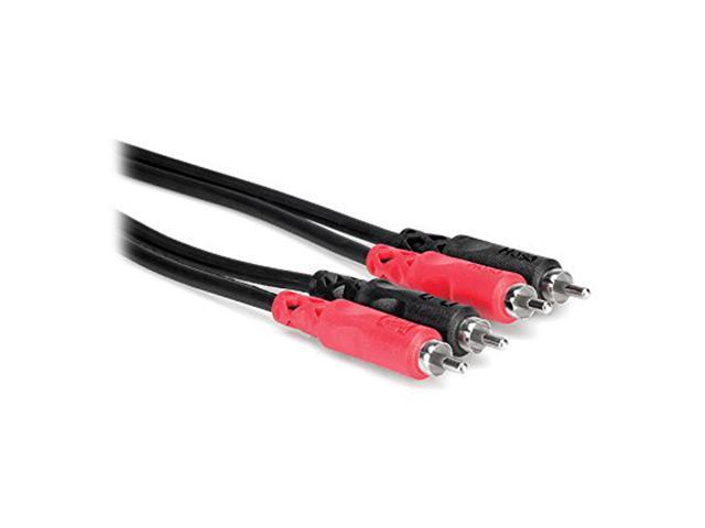 Hosa CRA203 Dual RCA to Dual RCA Cable, 3 Meters (9.9 ft)