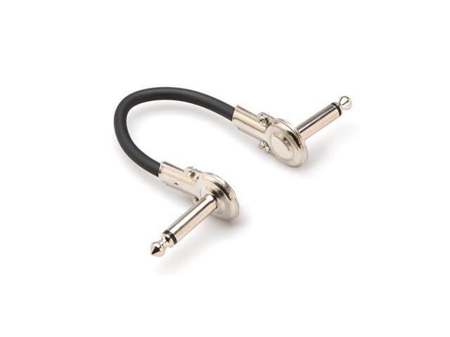 HOSA IRG-100.5 Low Profile Guitar Pedal Pancake Patch Jumper Cable 1/4' - 6'