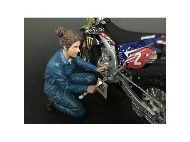 Mechanic Chole Figurine for 1/12 Scale Motorcycle Models by American Diorama