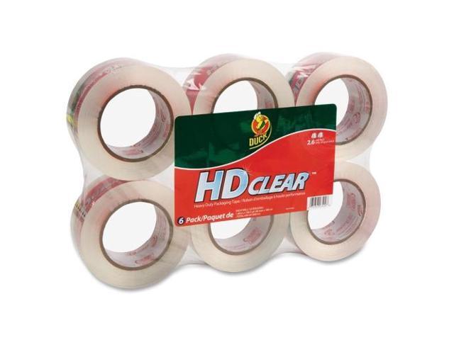 Duck Heavy-Duty Carton Packaging Tape 1.88' x 110 yards Clear 6/Pack 299016