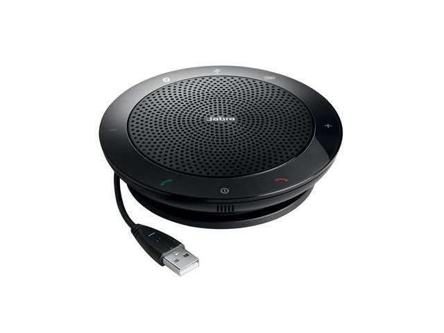 Jabra Speak 510 MS Portable Speaker for Music and Calls Black
