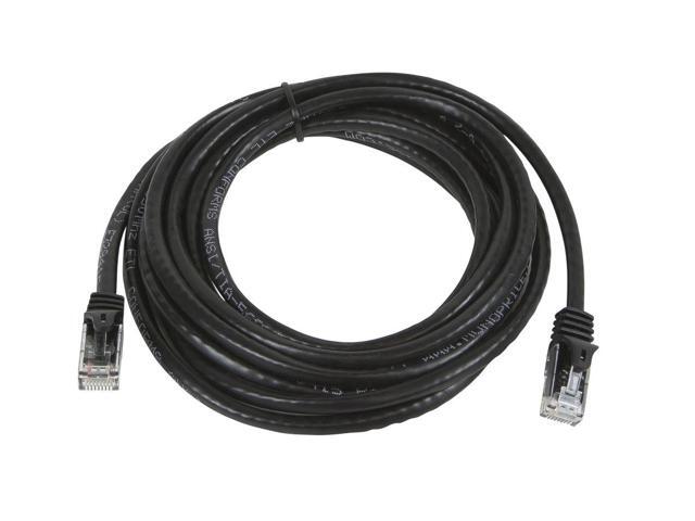 Monoprice Cat5e Ethernet Patch Cable - 10 Feet - Black Network Internet Cord - RJ45, Stranded, 350Mhz, UTP, Pure Bare Copper Wire, 24AWG -...