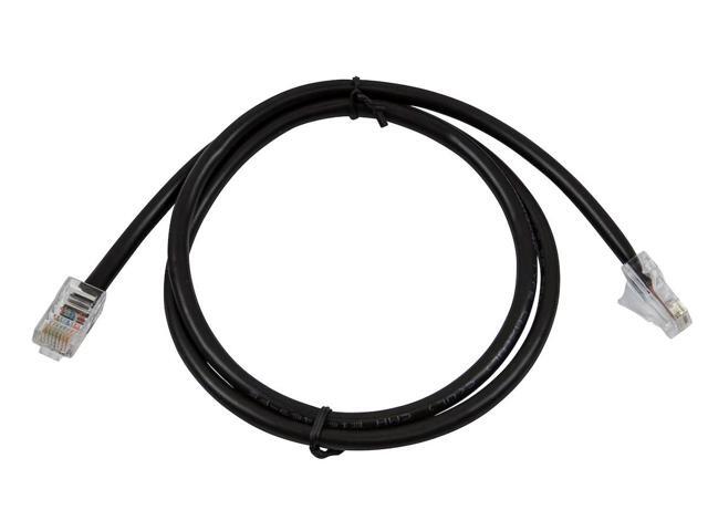 Monoprice Cat5e Ethernet Patch Cable - 3 Feet - Black Network Internet Cord - RJ45, Stranded, 350Mhz, UTP, Pure Bare Copper Wire, 24AWG -...