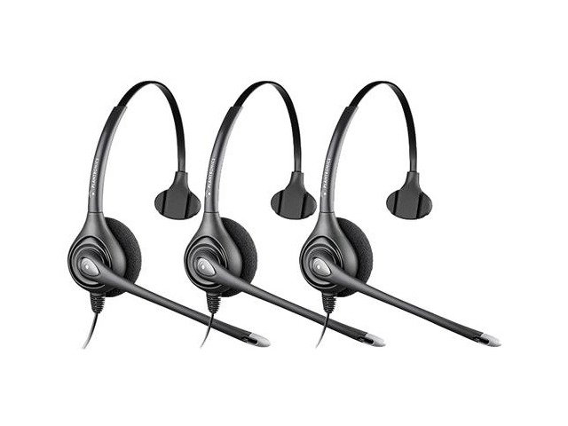 Plantronics SupraPlus HW251N Mono Corded Headset (3 Pack)