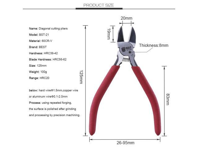 BST-21 Electronic Cutting Mini Pliers Scissors Wires Cutter Electron Industry Repair Tools Hand Tool