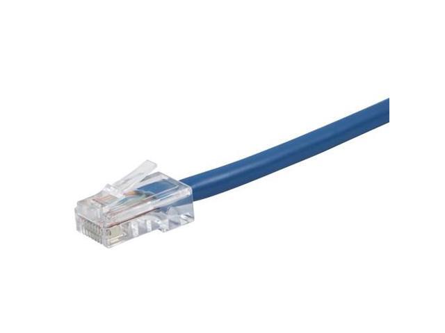 Monoprice Cat5e Ethernet Patch Cable - 7 Feet - Blue Network Internet Cord - RJ45, Stranded, 350Mhz, UTP, Pure Bare Copper Wire, 24AWG - Zeroboot...
