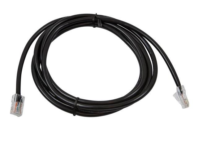 Monoprice Cat5e Ethernet Patch Cable - 10 Feet - Black, RJ45, Stranded, 350Mhz, UTP, Pure Bare Copper Wire, 24AWG - Zeroboot Series