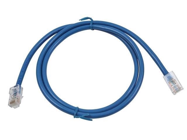 Monoprice Cat5e Ethernet Patch Cable - 3 Feet - Blue Network Internet Cord - RJ45, Stranded, 350Mhz, UTP, Pure Bare Copper Wire, 24AWG - Zeroboot...