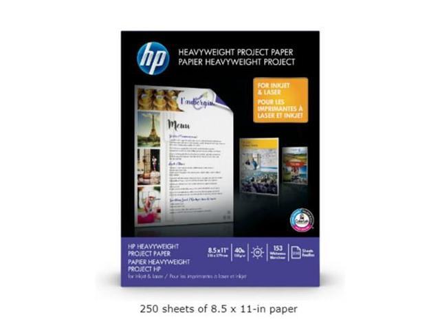 HP HeavyWeight Project Paper, Matte, 40 lb, 8.5 x 11 in. (216 x 279 mm), 250 sheets Z4R14A