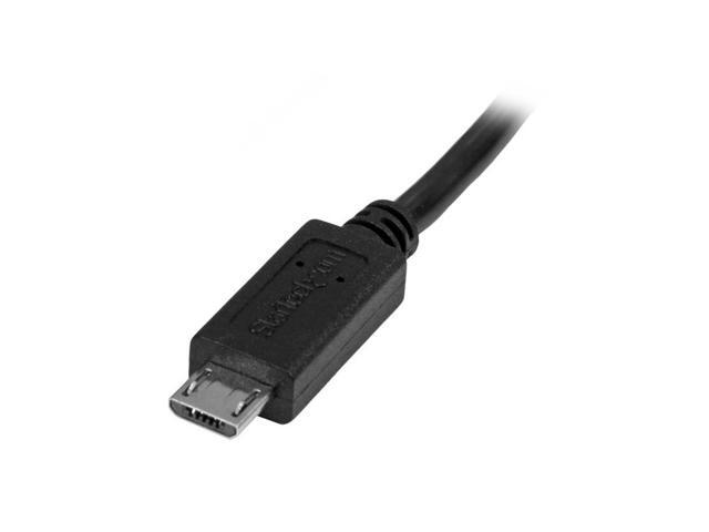 StarTech. com 0.5m 20in Micro-USB Extension Cable - M/F - Micro USB Male to Micro USB Female Cable
