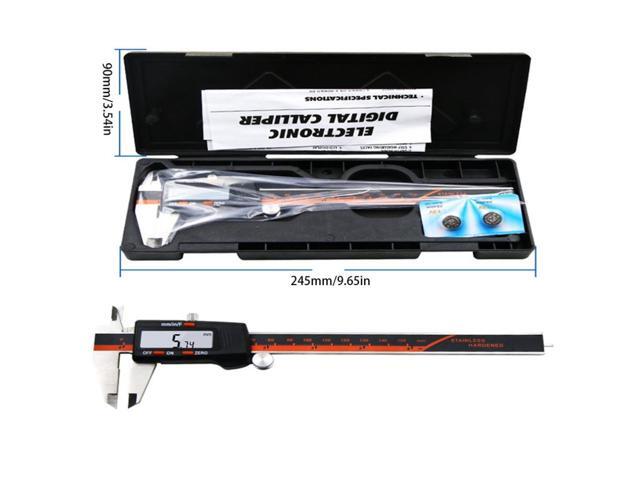 0-150mm 6 Inch LCD Digital Vernier Caliper Gauge Micrometer Stainless Steel Caliper Ruler Measuring Tool
