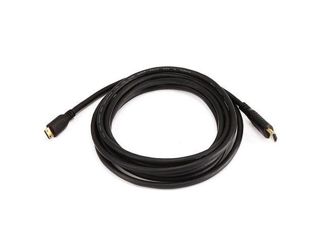 Monoprice Standard HDMI Cable - 10 Feet - Black With HDMI Mini Connector, 1080i @ 60Hz, 4.95Gbps, 30AWG