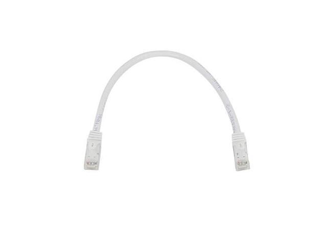 Monoprice Cat5E Ethernet Patch Cable - 1 Feet - White Network Internet Cord - Snagless RJ45, Stranded, 350Mhz, Utp, Pure Bare Copper Wire, 24Awg...