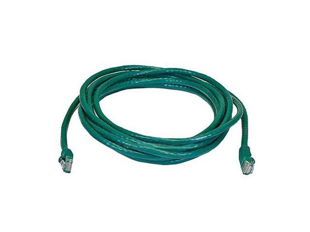 Monoprice Cat5e Ethernet Patch Cable - 14 Feet - Green Network Internet Cord - RJ45, Stranded, 350Mhz, UTP, Pure Bare Copper Wire, 24AWG