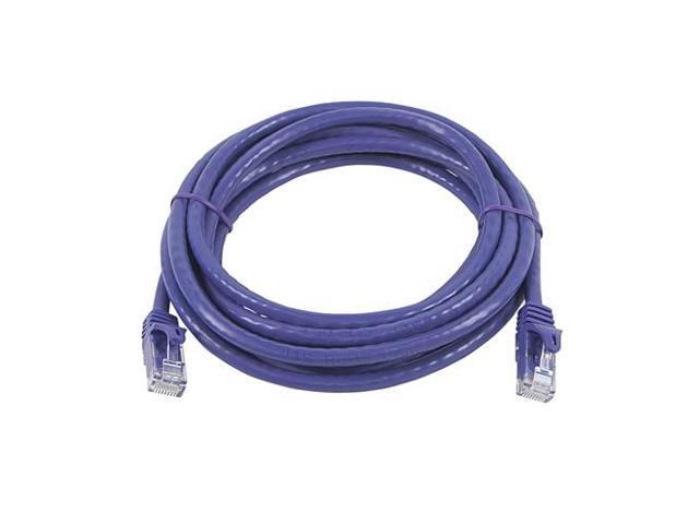 Monoprice Cat5e Ethernet Patch Cable - 10 Feet - Purple Network Internet Cord - RJ45, Stranded, 350Mhz, UTP, Pure Bare Copper Wire, 24AWG -.