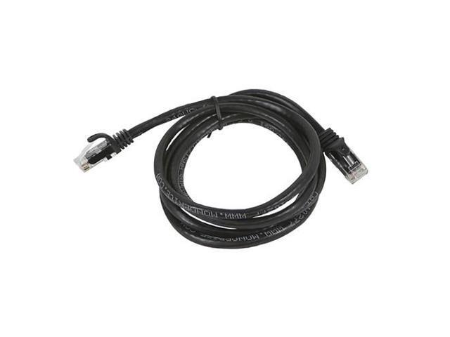 Monoprice Cat5e Ethernet Patch Cable - 14 Feet - Black Network Internet Cord - Snagless RJ45, Stranded, 350Mhz, UTP, Pure Bare Copper Wire, 24AWG...