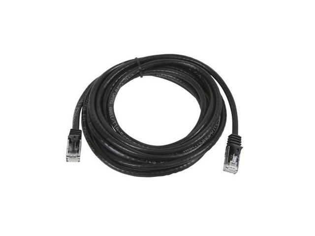 Monoprice Cat5e Ethernet Patch Cable - 10 Feet - Black Network Internet Cord - RJ45, Stranded, 350Mhz, UTP, Pure Bare Copper Wire, 24AWG -...