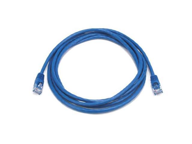 Monoprice Cat5e Ethernet Patch Cable - 7 Feet - Blue Network Internet Cord - RJ45, Stranded, 350Mhz, UTP, Pure Bare Copper Wire, 24AWG