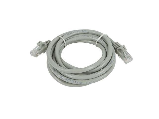 Monoprice Cat5e Ethernet Patch Cable - 7 Feet - Gray Network Internet Cord - Snagless RJ45, Stranded, 350Mhz, UTP, Pure Bare Copper Wire, 24AWG -...