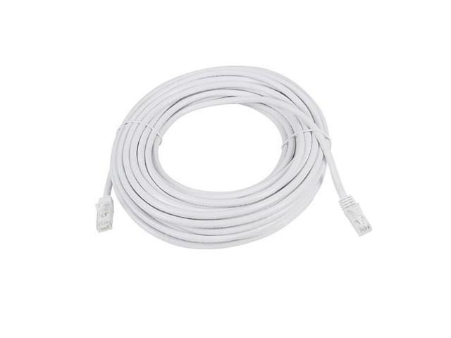 Monoprice Cat5e Ethernet Patch Cable - 100 Feet - White Network Internet Cord - RJ45, Stranded, 350Mhz, UTP, Pure Bare Copper Wire, 24AWG -...