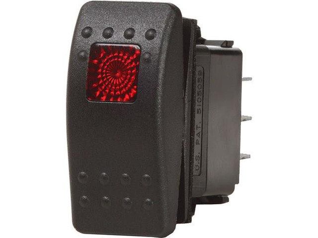contura ii switch spdt black onoffon
