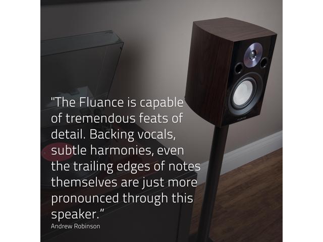 Fluance Reference High Performance 2-Way Bookshelf and Surround Sound Speakers for 2-Channel Stereo Listening or Home Theater System - Black Ash/Pair (XL8S) - image 6