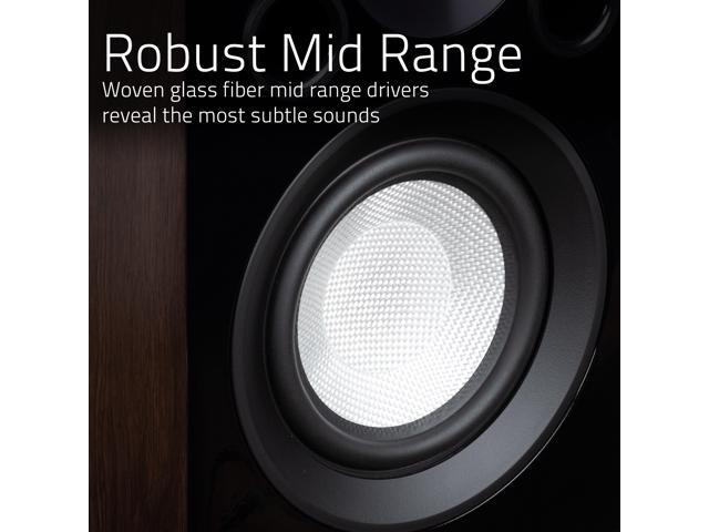 Fluance Reference High Performance 2-Way Bookshelf and Surround Sound Speakers for 2-Channel Stereo Listening or Home Theater System - Black Ash/Pair (XL8S) - image 4