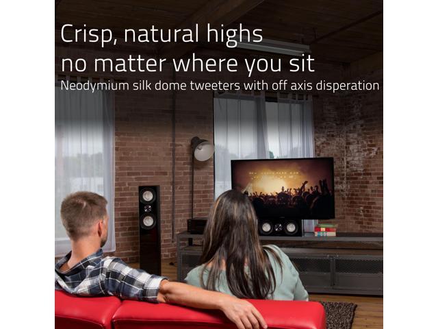 Fluance Reference High Performance 3-Way Floorstanding Loudspeakers with Down-firing 8 Subwoofers for 2-Channel Stereo Listening or Home Theater System - Black Ash/Pair (XL8F) - image 2