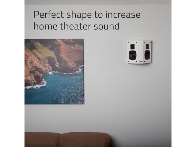 Fluance Elite High Definition 2-Way Bipolar Surround Speakers for Wide Dispersion Surround Sound in Home Theater Systems - White/Pair (SXBP2WH) - image 7