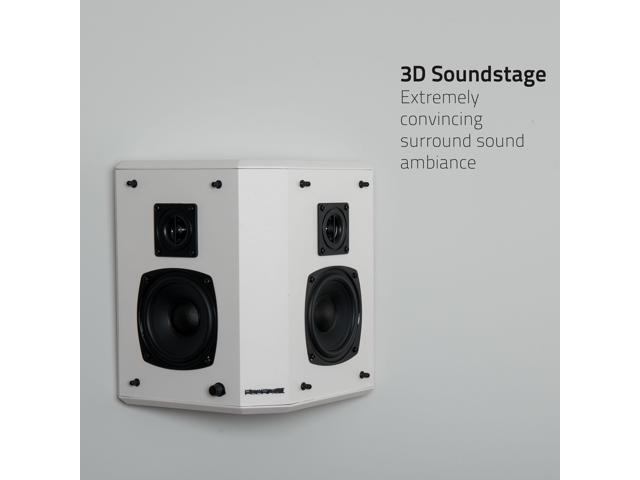 Fluance Elite High Definition 2-Way Bipolar Surround Speakers for Wide Dispersion Surround Sound in Home Theater Systems - White/Pair (SXBP2WH) - image 9