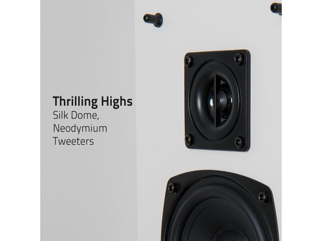 Fluance Elite High Definition 2-Way Bipolar Surround Speakers for Wide Dispersion Surround Sound in Home Theater Systems - White/Pair (SXBP2WH) - image 8