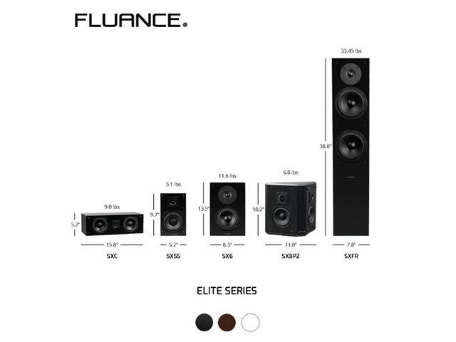Fluance Elite High Definition 2-Way Bipolar Surround Speakers for Wide Dispersion Surround Sound in Home Theater Systems - White/Pair (SXBP2WH) - image 12