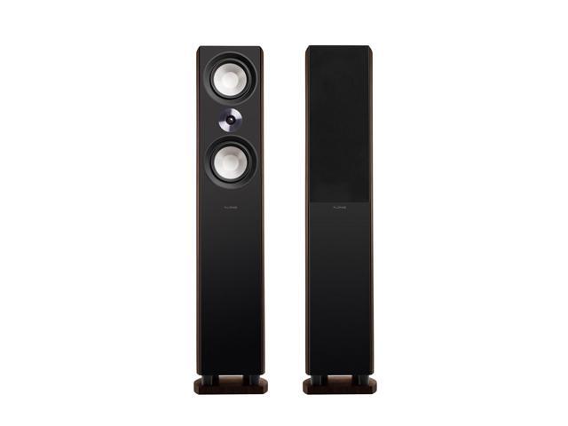Fluance Reference High Performance 3-Way Floorstanding Loudspeakers with Down-firing 8 Subwoofers for 2-Channel Stereo Listening or Home Theater System - Walnut/Pair (XL8FW) - image 2