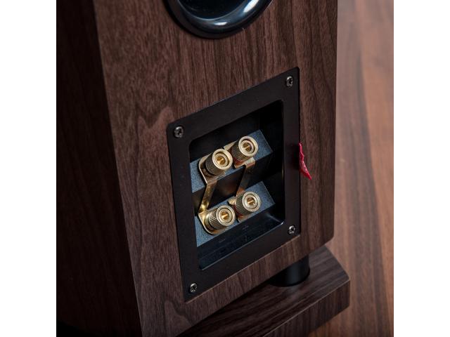 Fluance Reference High Performance 3-Way Floorstanding Loudspeakers with Down-firing 8 Subwoofers for 2-Channel Stereo Listening or Home Theater System - Walnut/Pair (XL8FW) - image 6