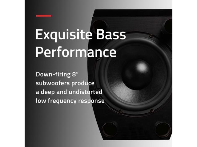 Fluance Reference Surround Sound Home Theater 5.0 Channel Speaker System including 3-Way Floorstanding Floorstanding Towers Center Channel and Rear Surround Speakers - Walnut (XL8HTBW) - image 4