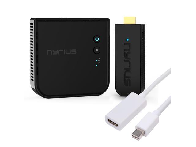 Nyrius ARIES Pro+ Wireless HDMI Video Transmitter & Receiver to Stream 1080p Video up to 165ft from PC, Cable Box, Game Console, DSLR Camera and.
