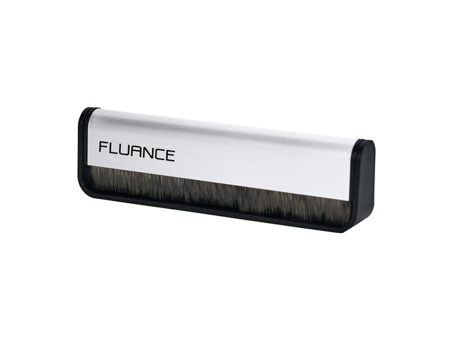 Fluance Anti-Static Carbon Fiber Record Cleaning Brush - Safely Removes Dust & Static from Vinyl Records to Preserve Sound Quality and Reduce Pops,...